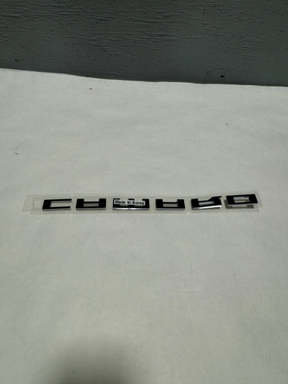 CL-0924-EMBLEM-22752666-D27 2010-2015 Chevrolet Camaro Front Fender Emblem Nameplate Chrome OEM Fits Either Side