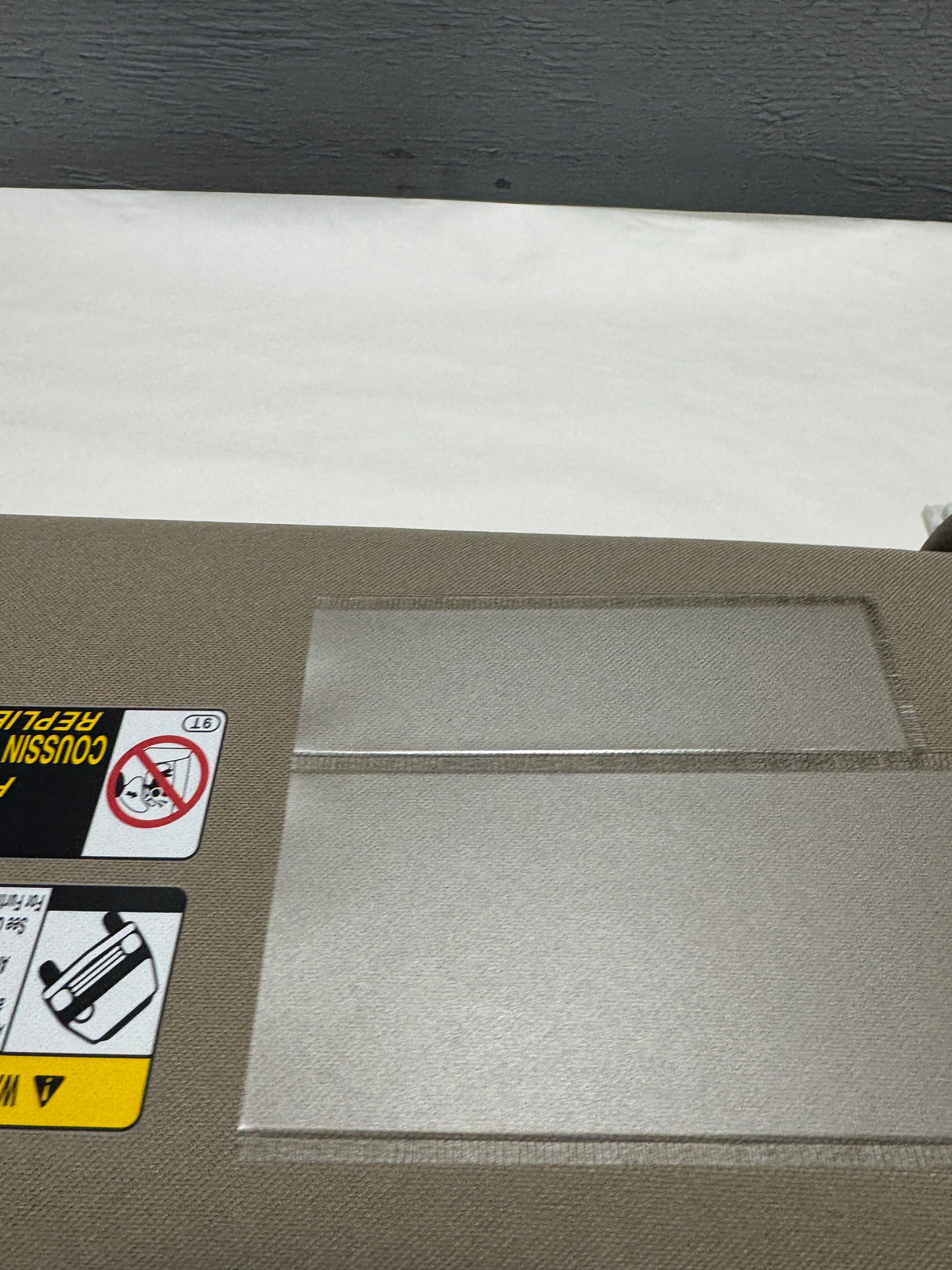 74320-35A91-E1 2010-2024 Toyota 4Runner Driver Side Sun Visor Sand Beige Color OEM Genuine