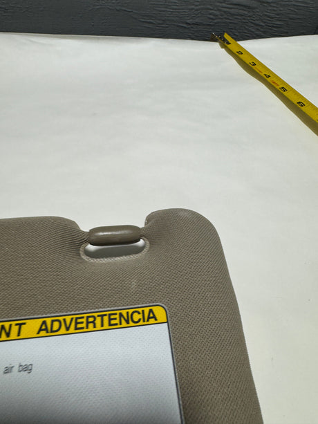74320-35A91-E1 2010-2024 Toyota 4Runner Driver Side Sun Visor Sand Beige Color OEM Genuine