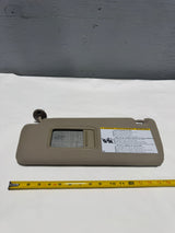 74320-35A91-E1 2010-2024 Toyota 4Runner Driver Side Sun Visor Sand Beige Color OEM Genuine