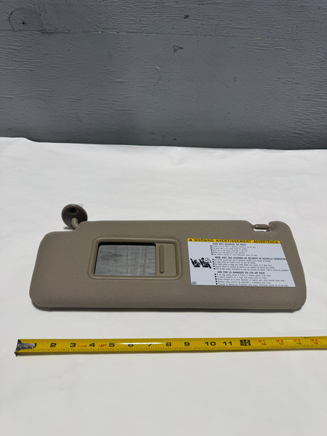 74320-35A91-E1 2010-2024 Toyota 4Runner Driver Side Sun Visor Sand Beige Color OEM Genuine