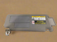 2010-2024 Toyota 4Runner Without Sunroof Driver Side Sun Visor Light Gray Genuine OEM