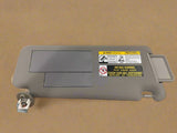 2010-2024 Toyota 4Runner Without Sunroof Driver Side Sun Visor Light Gray Genuine OEM