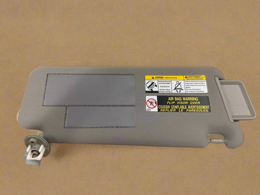 2010-2024 Toyota 4Runner Without Sunroof Driver Side Sun Visor Light Gray Genuine OEM