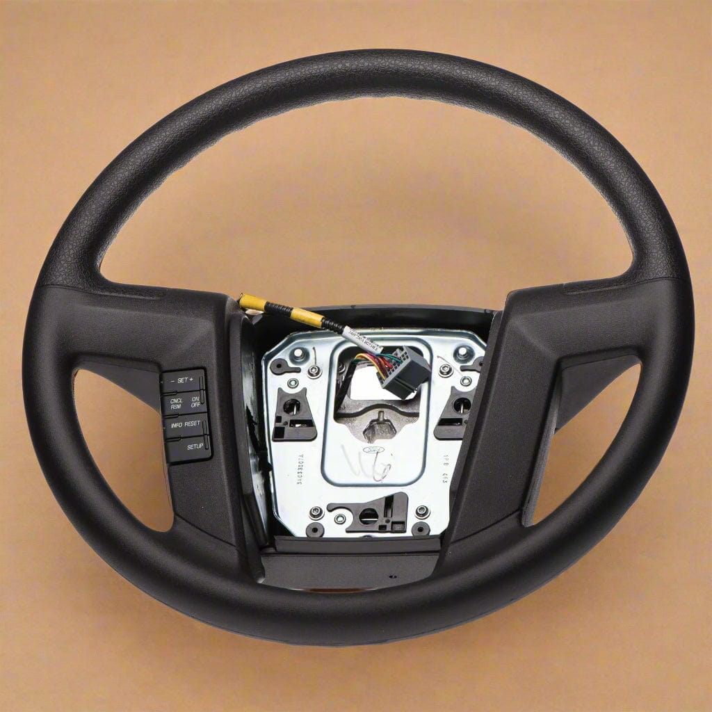 BL3Z-3600-BC 2011-2014 Ford F-150 Basic Vinyl Gray Steering Wheel w/ Cruise Control