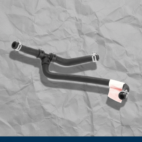 BR3Z-8K289-A 2011-2014 Ford Mustang Overflow Hose Attaches to Heater Core Genuine OEM