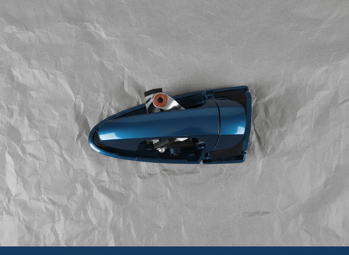 72181-SZT-003ZA 2011-2015 Honda CR-Z Driver Side Exterior Door Handle North Shore Blue OEM