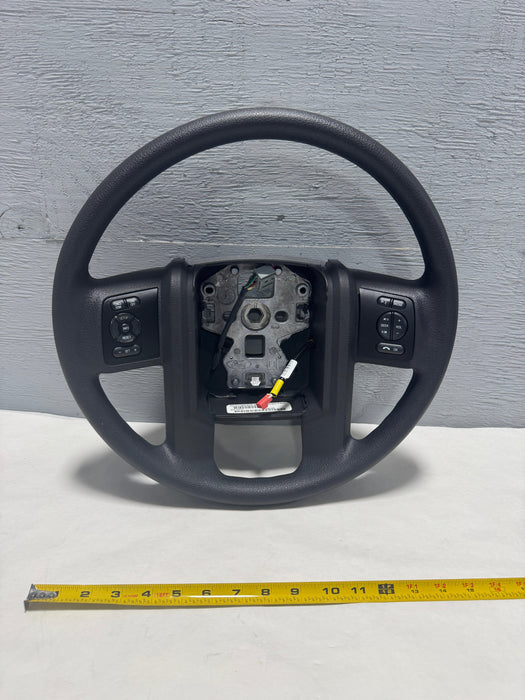 DC3Z-3600-CC 2011-2016 Ford F-250 F-350 Basic Urethane Steering Wheel With Cruise / Audio / Message Center Buttons