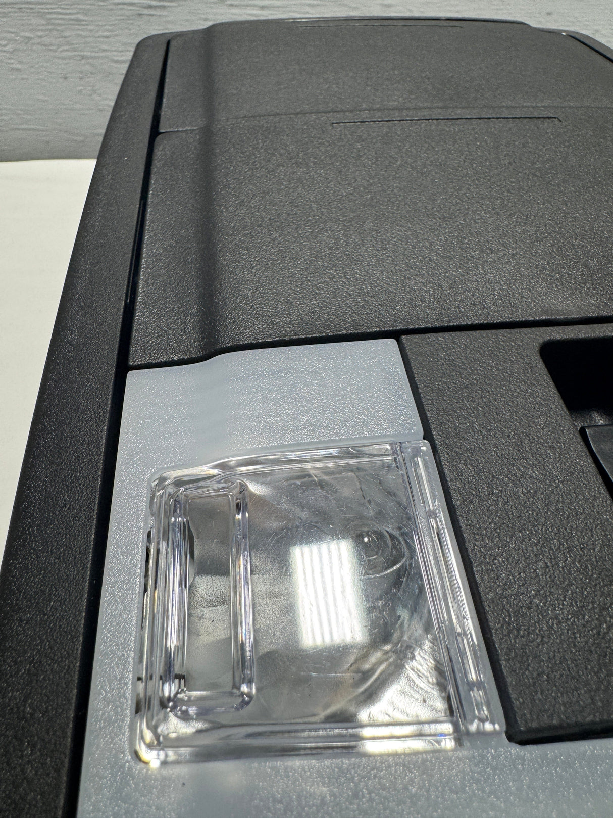 BC3Z-26519A70-CB-F9 2011-2016 Ford F-250 F-350 Crew Cab  Roof Console W/o Sunroof With Sliding Rear Window Black OEM