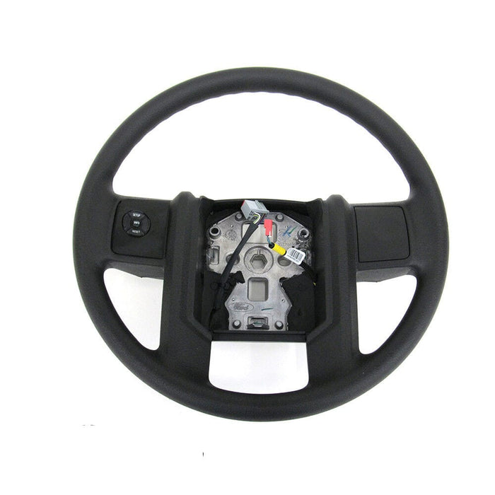 BC3Z-3600-AC 2011-2016 Ford F-250 F350 Black Vinyl Basic Steering Wheel No Cruise