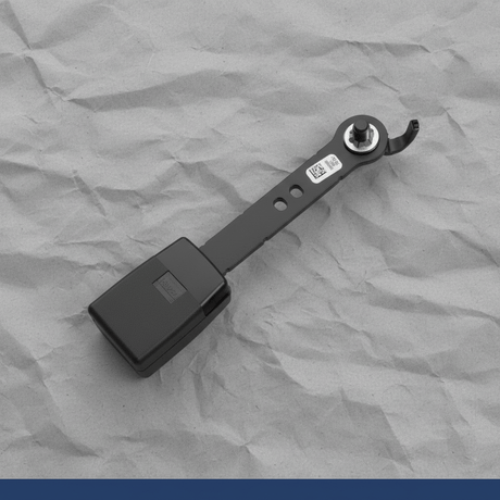 BC3Z-2561202-AA 2011-2016 Ford F250 F350 F450 F550 Front Passenger Seat Belt Buckle OEM