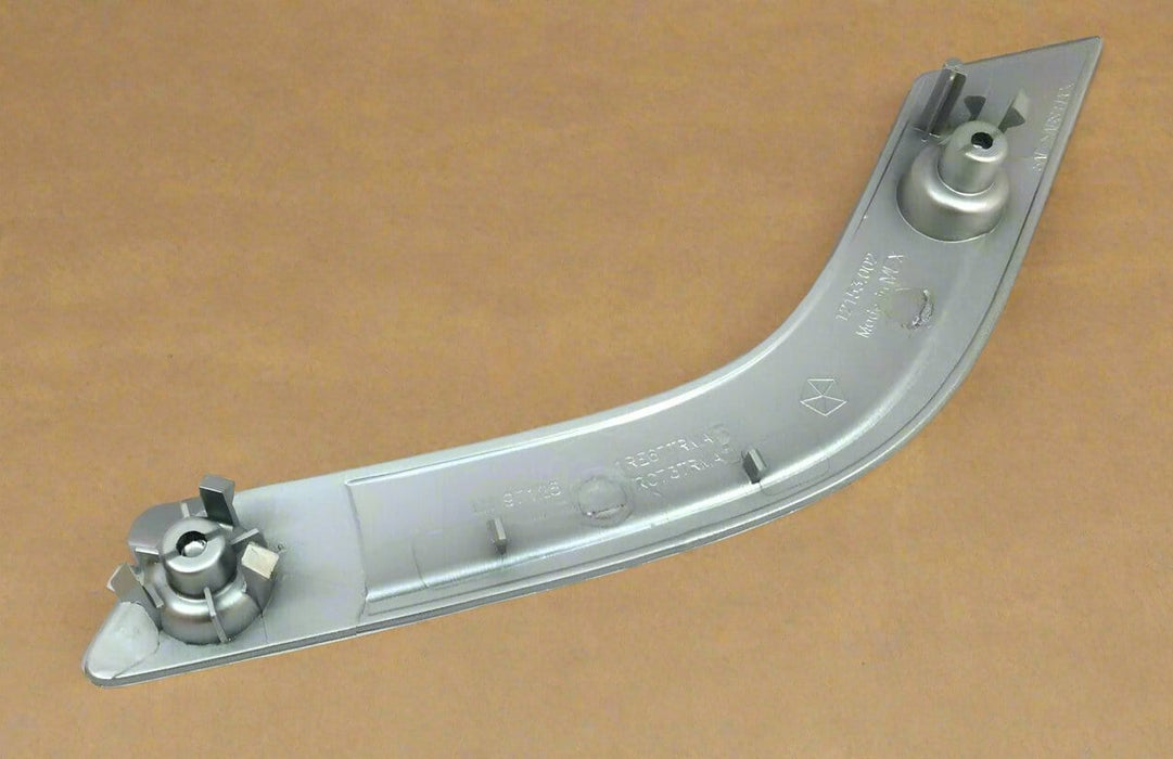 1RE67JSLAE) 2011-2018 Jeep Wrangler Front or Rear Driver Side Door Silver Grab Handle Trim Bezel OEMl