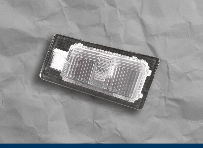 2011-2018 Kia Forte Driver Side License Lamp Genuine OEM