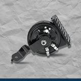 68386895AA 2011-2022 Jeep Grand Cherokee Dodge Durango Low Note Horn Genuine OEM