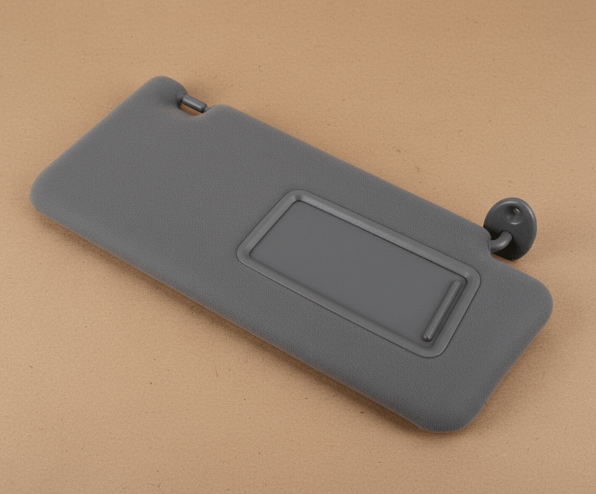 2012-15 Toyota Tacoma OEM Passenger Sun Visor Gray Fabric Dbl Cab Only