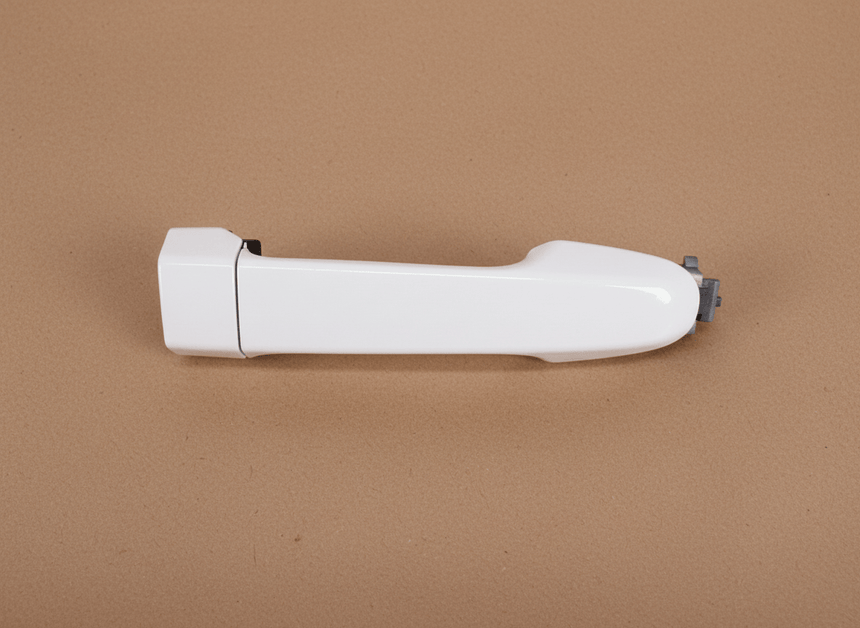 2012-19 Toyota OEM Driver Non Smart key Front Door Handle Super White Japan Built Only