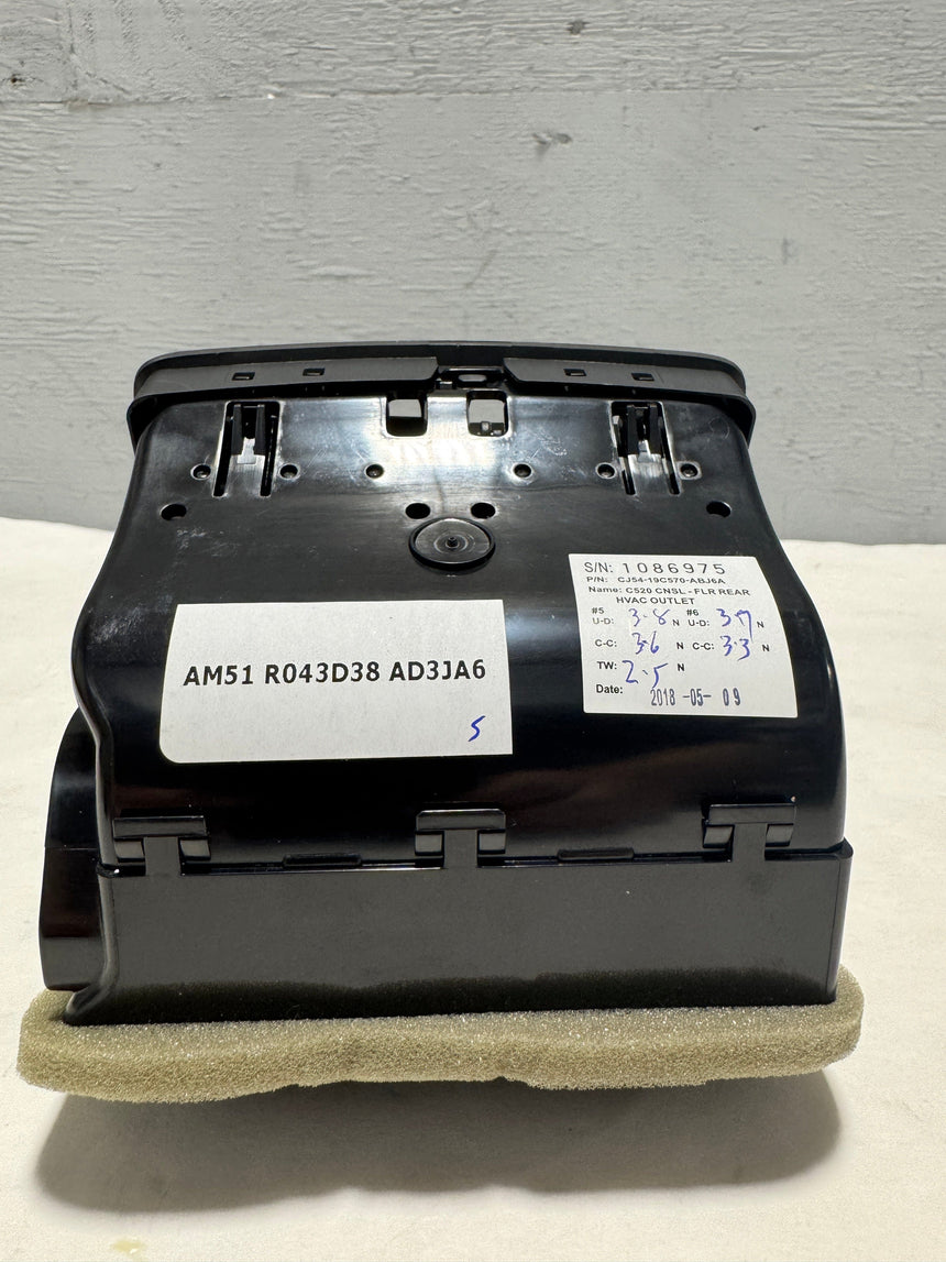 2013-2019 Ford Escape Center Console Rear Louvre Air Vent OEM