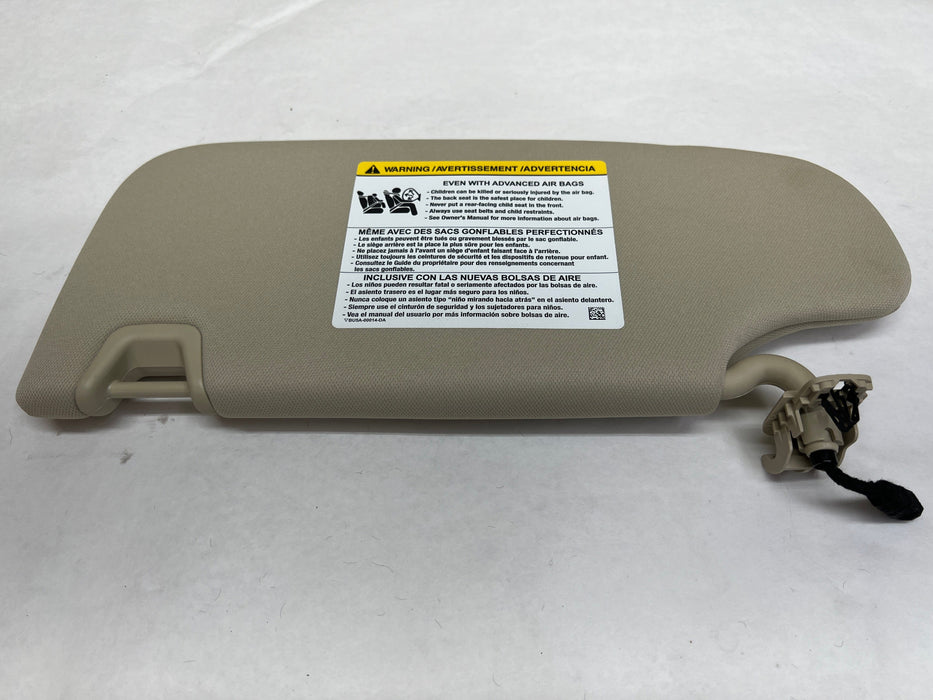 CL-0623-DS7Z-5404104-FA-G16 2013-2015 Ford Fusion Passenger Side Sun Visor Without Sunroof Only DS7Z-5404104-FA