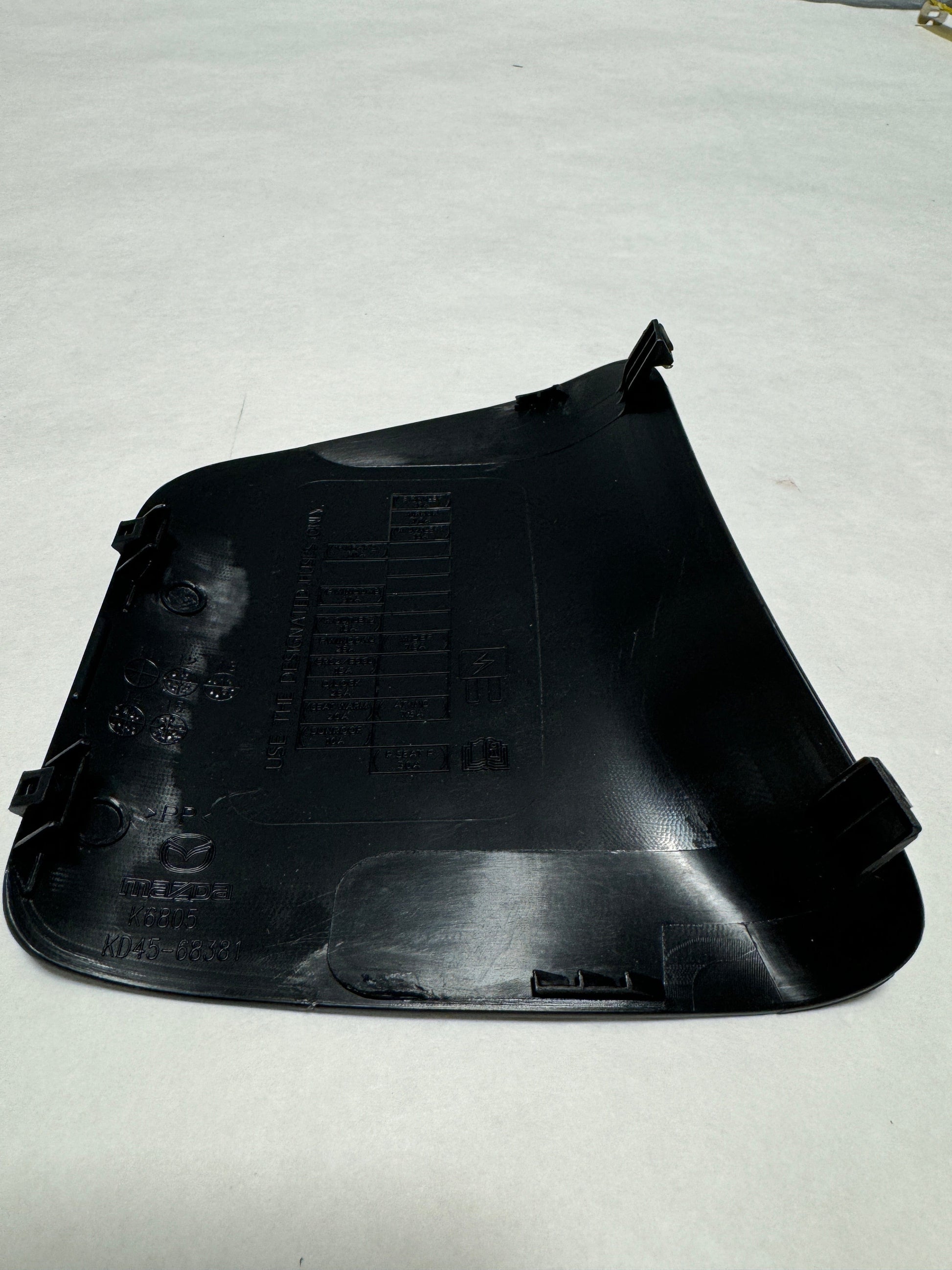 KD45-68-381A-02 2013-2016 Mazda CX-5 Interior Fuse Panel Cover Side Trim OEM