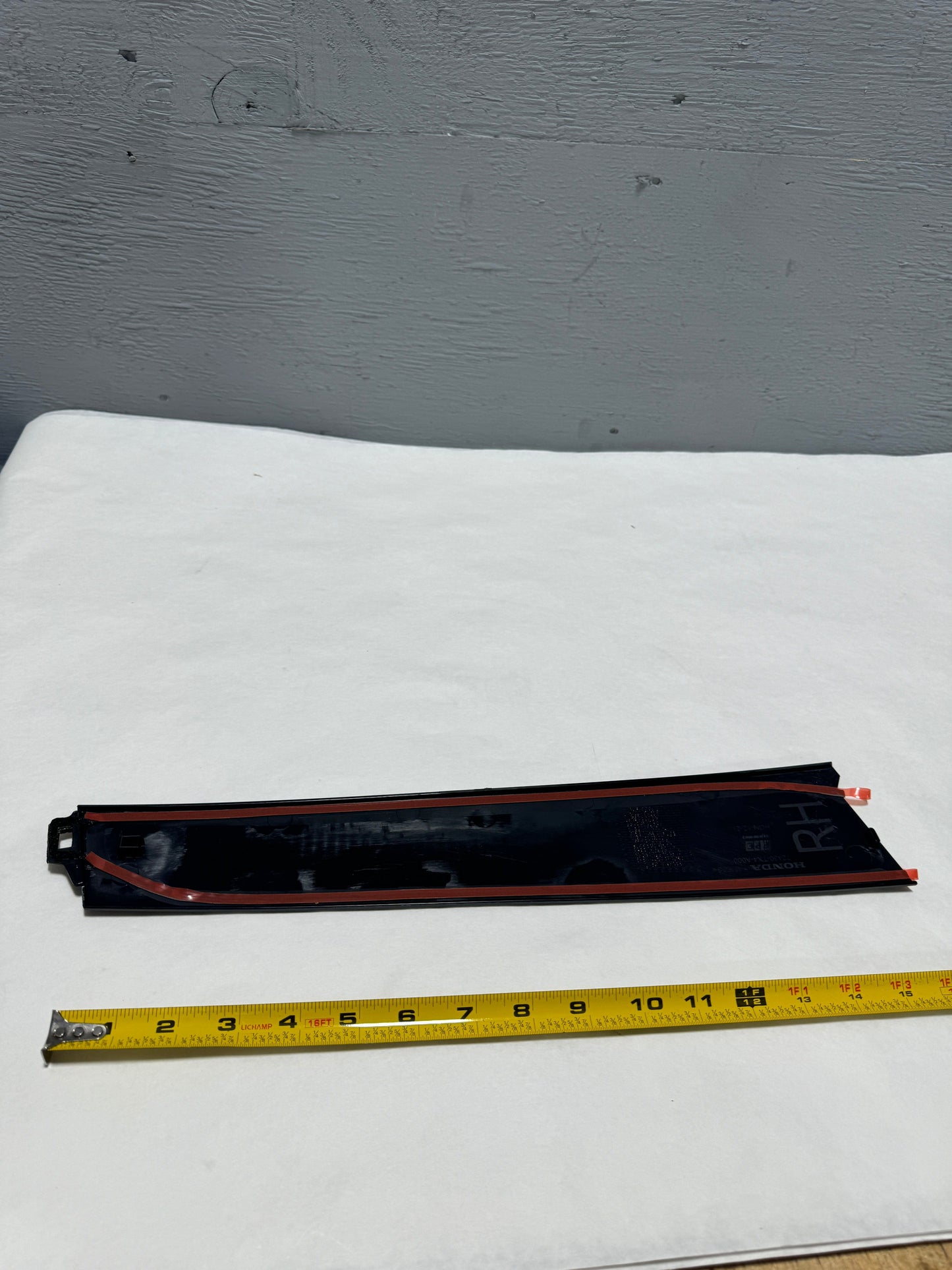 CL-0923-72430-TX4-A00-G19 2013-2018 Acura RDX Passenger SIde Front Door Pillar Applique Molding OEM