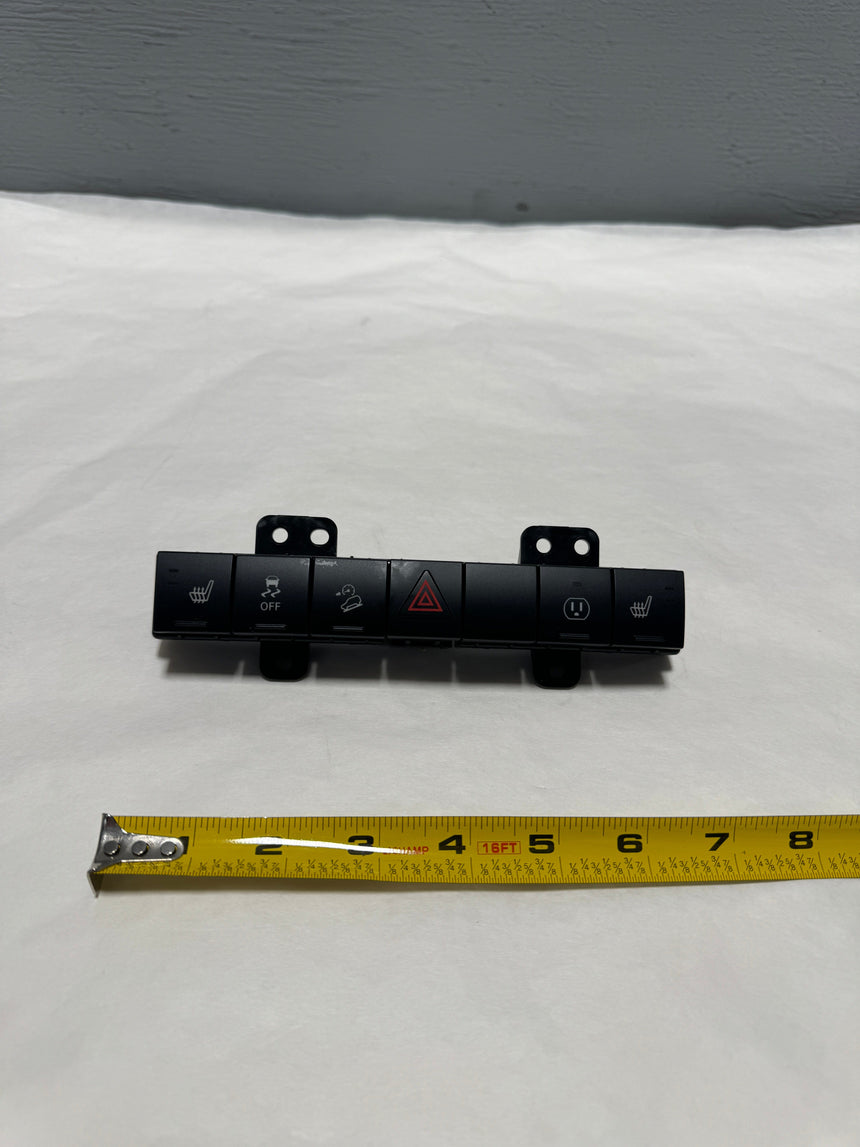 2013-2018 Jeep Wrangler JK Body Dash 5 Gang (button) Switch W 1 Blank OEM