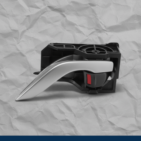 BHN9-59-330B 2014-2018 Mazda 3 Driver Side Silver Door Handle Inside Genuine OEM