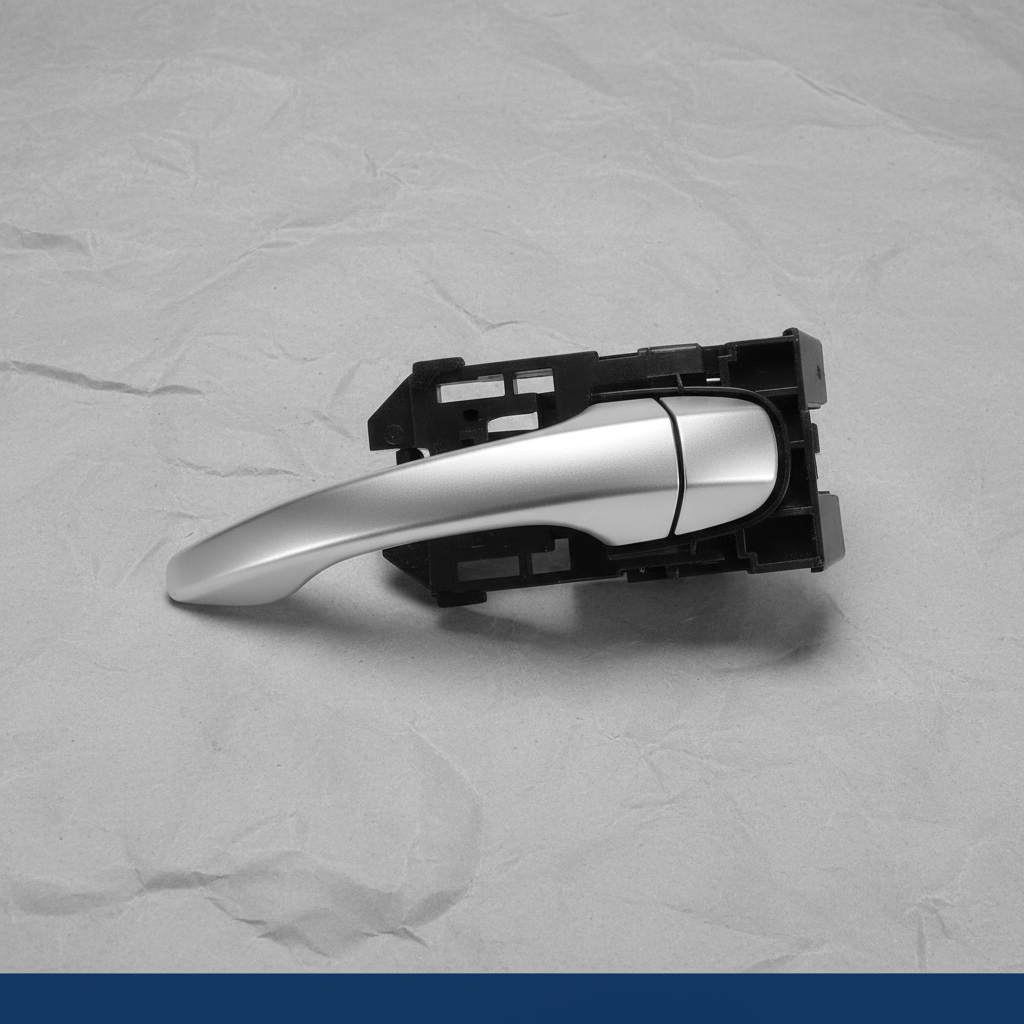 BHN9-59-330B 2014-2018 Mazda 3 Driver Side Silver Door Handle Inside Genuine OEM