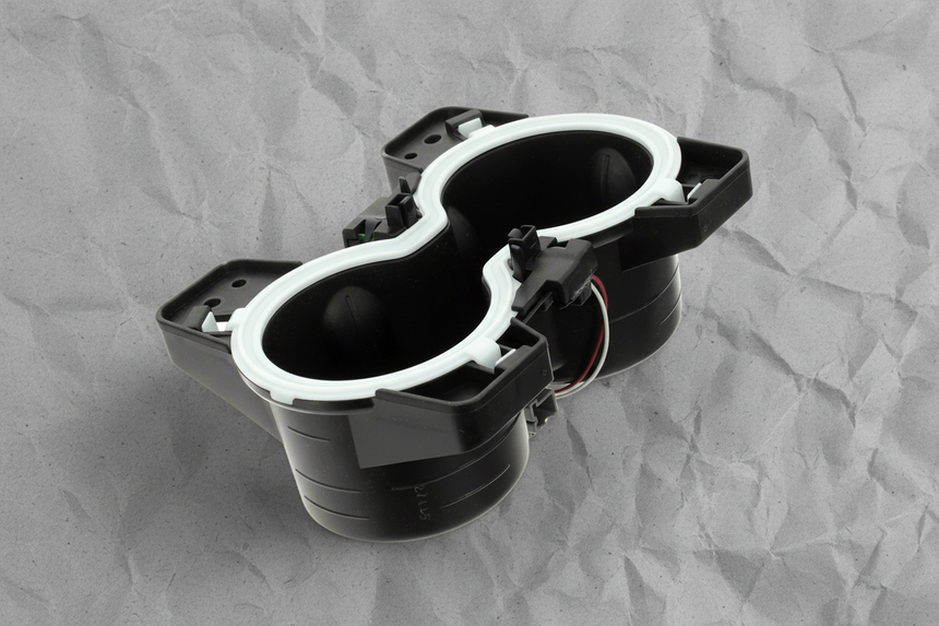 2014-2020 Jeep Cherokee Console Mounted Cup Holder For Tech Connect Package Only