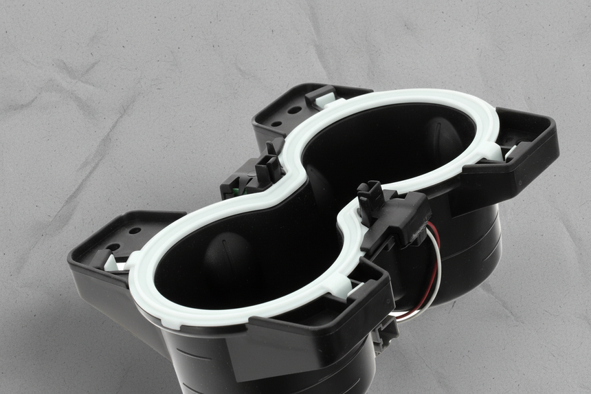 2014-2020 Jeep Cherokee Console Mounted Cup Holder For Tech Connect Package Only