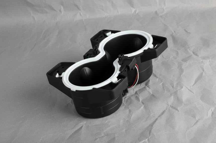 2014-2020 Jeep Cherokee Console Mounted Cup Holder For Tech Connect Package Only
