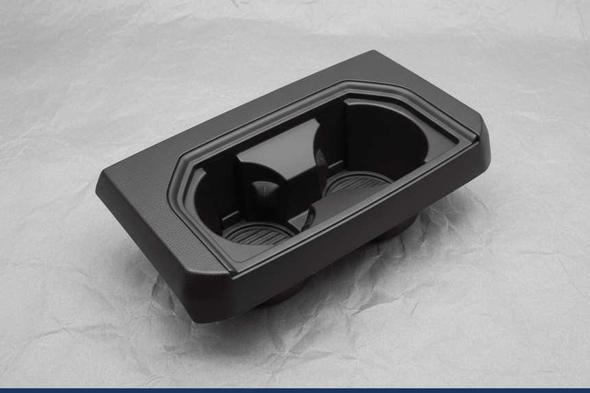 2015-2016 Ford F-150 Center Console Rear Cup Holder Panel Genuine OEM