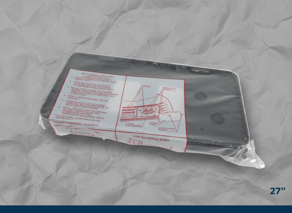 75101-06030 2015-2017 Toyota Camry Front License Plate Bracket Genuine OEM