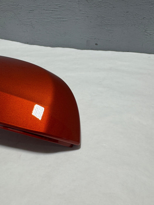 87915-0R100-E0-G13 2015-2017 Toyota Rav4 XLE SE, TLD Canada Built Pass Side Mirror Cover 4R8 Orange OEM For Turn Signal Mirror Only