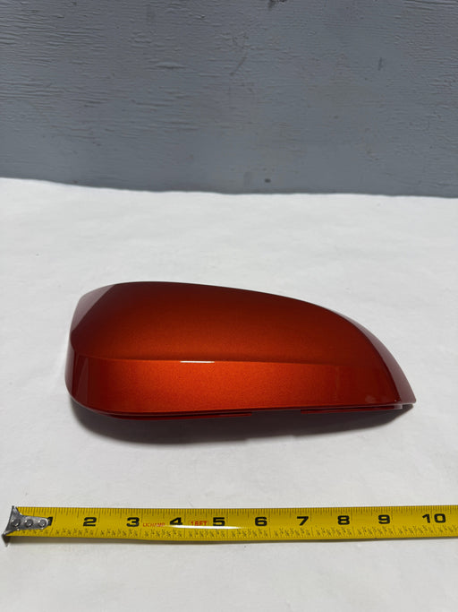 87915-0R100-E0-G13 2015-2017 Toyota Rav4 XLE SE, TLD Canada Built Pass Side Mirror Cover 4R8 Orange OEM For Turn Signal Mirror Only