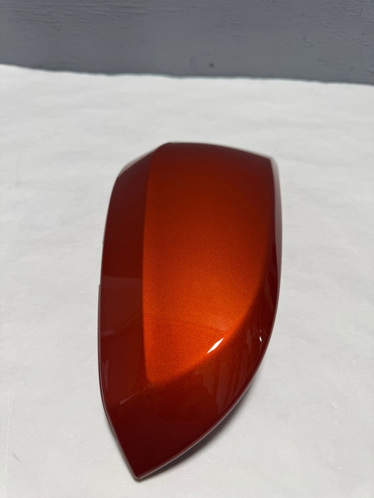 87915-0R100-E0-G13 2015-2017 Toyota Rav4 XLE SE, TLD Canada Built Pass Side Mirror Cover 4R8 Orange OEM For Turn Signal Mirror Only