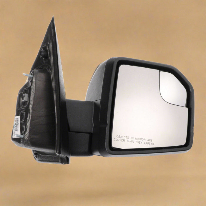 FL3Z-17682-BB 2015-2018 Ford F-150 Passenger SidePower Mirror Black - Non Folding-  No Turn Signal