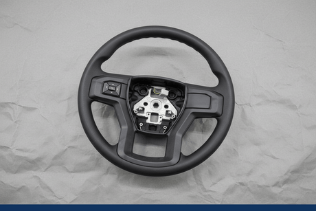 2015-2018 Ford F-150 Steering Wheel Black Vinyl OEM