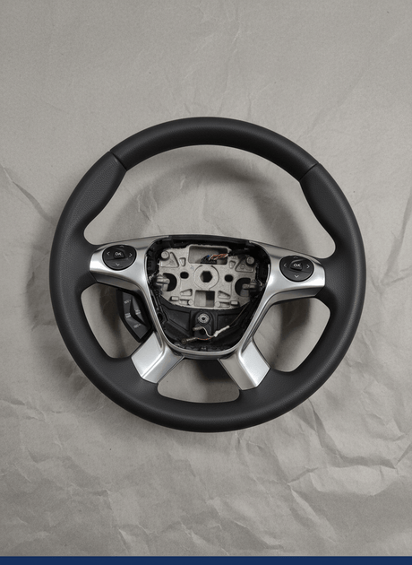 2015-2019 Ford Transit 150 250 350 Black Steering Wheel Genuine OEM
