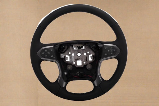 84483802 2015-2019 Silverado 2500 3500 Black Leather Heated Steering Wheel Crash Alert Equipped