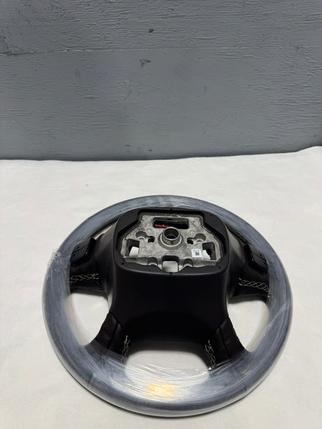 84483801 2015-2019 Silverado Sierra 2500 3500 Cocoa Leather Steering Wheel Heated For Crash Alert Equipped