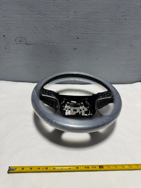 84483801 2015-2019 Silverado Sierra 2500 3500 Cocoa Leather Steering Wheel Heated For Crash Alert Equipped