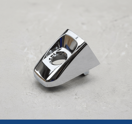 23319839 2015-2021 Chevrolet Colorado GMC Canyon Front Driver Side Door Lock Cylinder Bezel Chrome OEM