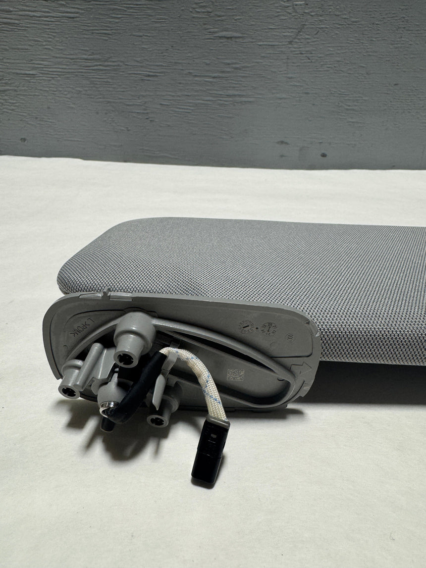 2015-2022 Tahoe Yukon Suburban Gray Lighted Driver Side Sun Visor OEM