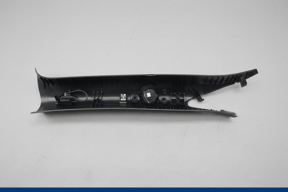 KR3Z-6303599-AA 2015-2023 Ford Mustang Front Driver Side A-Pillar Molding Black OEM