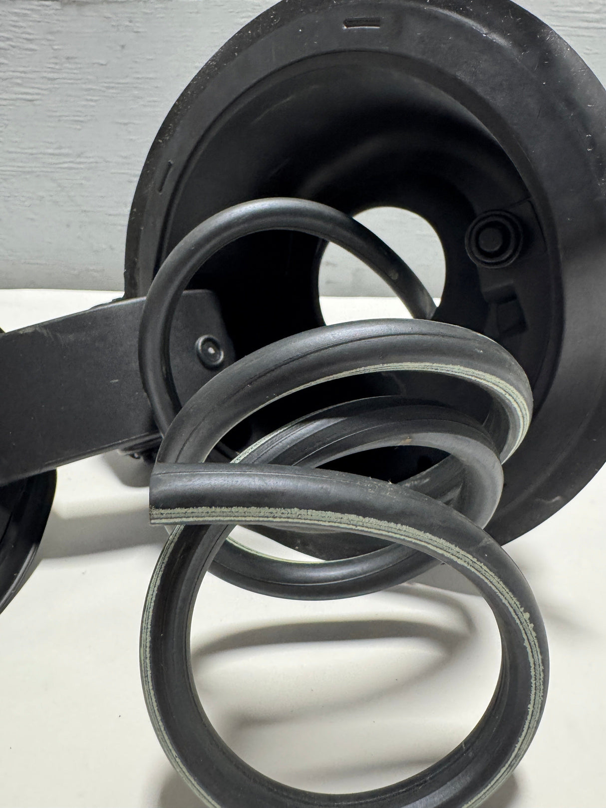 FR3Z-6327936-A 2015-2023 Ford Mustang Fuel Filler Housing With Hinge and Vent Hose OEM