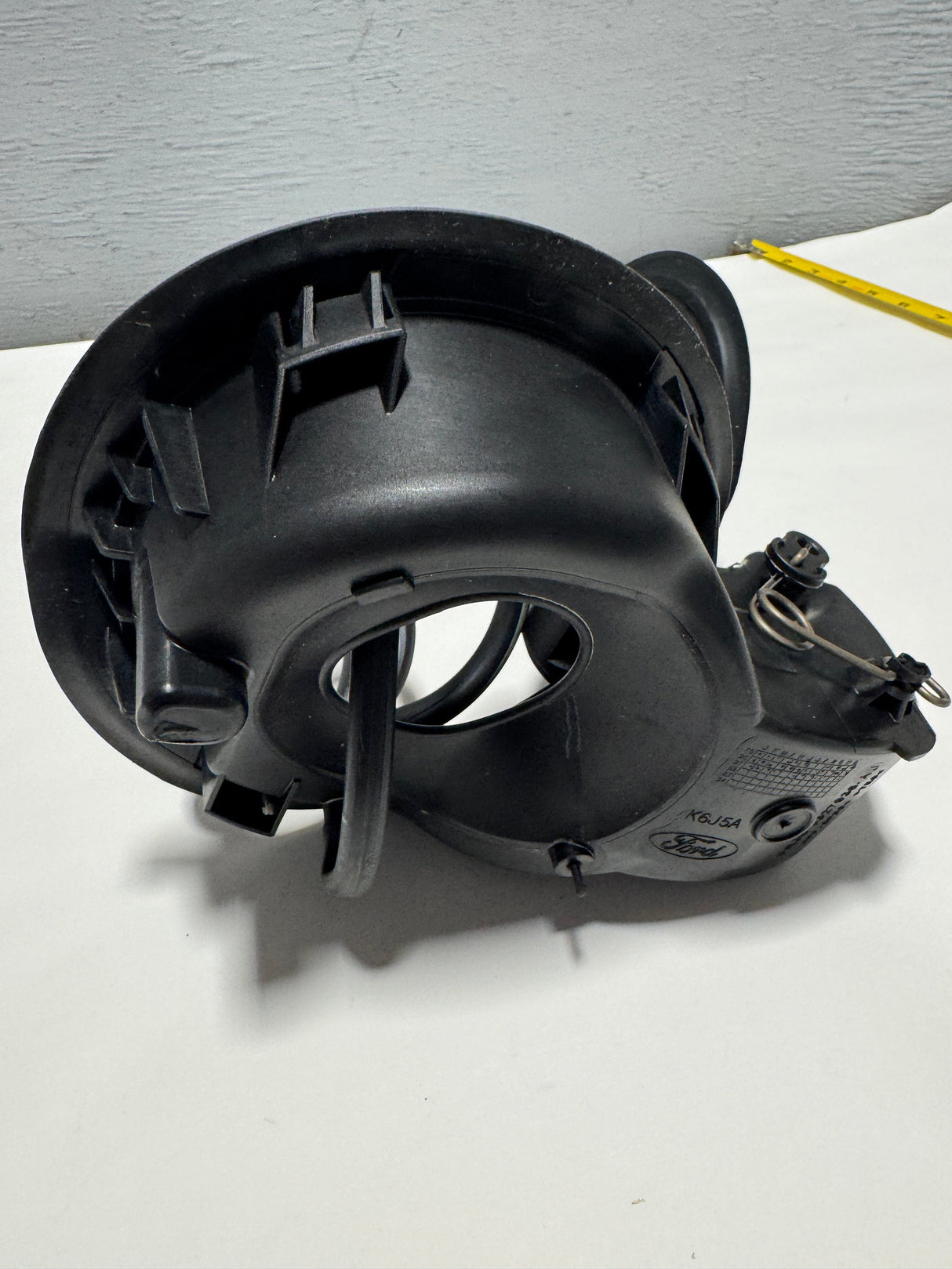 FR3Z-6327936-A 2015-2023 Ford Mustang Fuel Filler Housing With Hinge and Vent Hose OEM