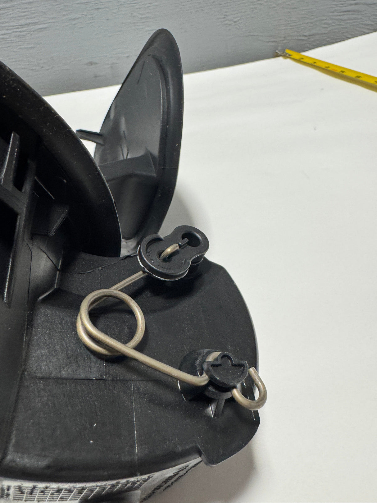 FR3Z-6327936-A 2015-2023 Ford Mustang Fuel Filler Housing With Hinge and Vent Hose OEM