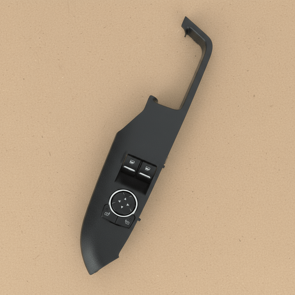 FR3Z-14528-AB 2015-2023 Ford Mustang OEM Window Switch With Housing W/o Folding Mirrors