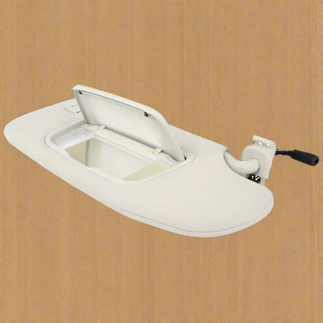 FT4Z-5804104-XN 2015-2024 Ford Edge Lighted Passenger Side Sun Visor For Sunroof Equipped - Marble Color OEM