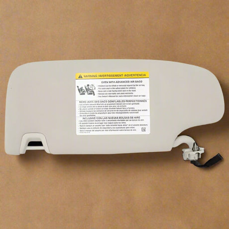 FT4Z-5804104-XN 2015-2024 Ford Edge Lighted Passenger Side Sun Visor For Sunroof Equipped - Marble Color OEM